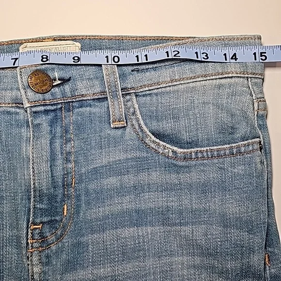 Current/Elliot The Stilleto Pencil Skirt Jean Denim Mid-Length USA Whiskey 26 - Picture 6 of 7